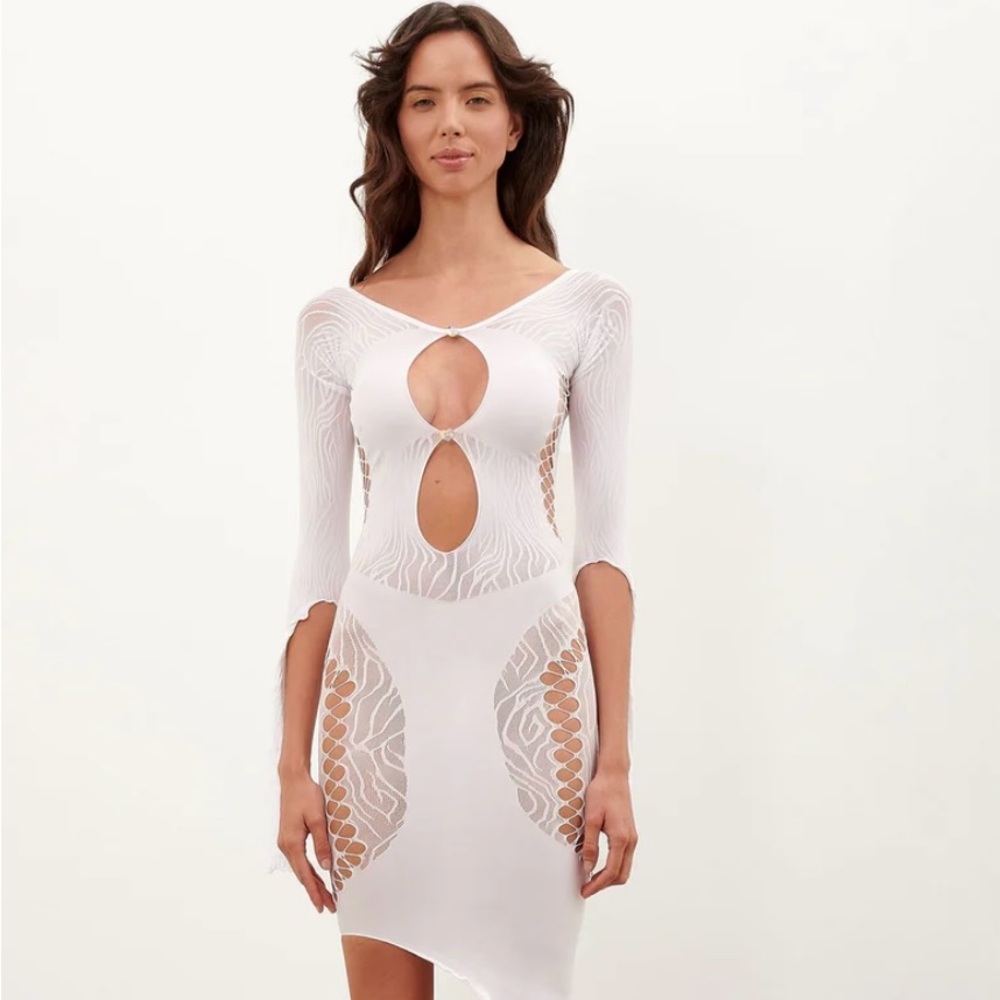 Poster Girl Charlotte Dress Optic White One Size